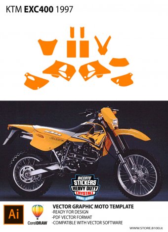 Dima moto KTM EXC 400 1997